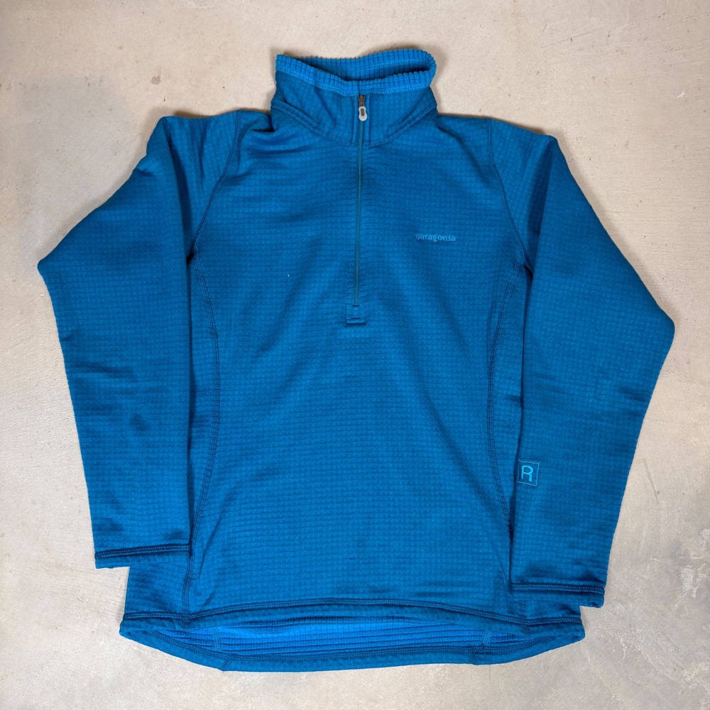 Patagonia Blue Quarter-Zip Pullover Jacket